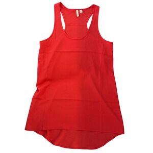 Frenchi Cheery Red Tank Top Racerback‎ Sleeveless Casual Blouse Top Size Small
